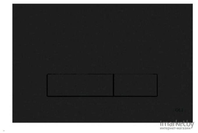 Панель смыва OLI Narrow OliPure 148303 (черный soft-touch)