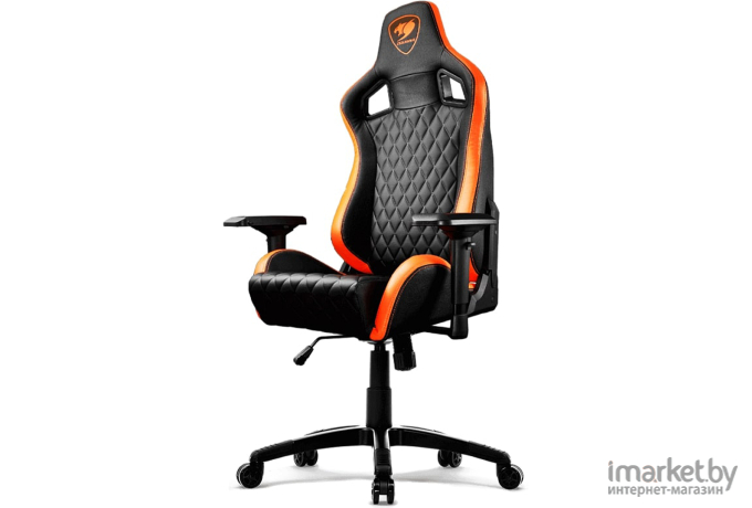Игровое кресло Cougar Armor S черный/оранжевый (3MGC2NXB.0001)