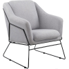 Стул-кресло Halmar Soft 2 (серый/черный)
