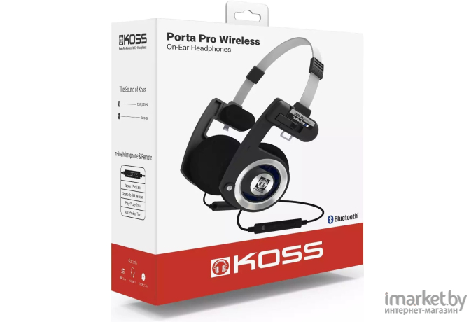 Наушники с микрофоном KOSS Porta Pro Wireless