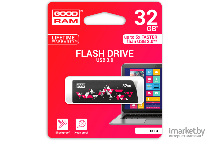 USB Flash GOODRAM UCL3 32GB [UCL3-0320K0R11]