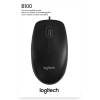 Мышь Logitech B100 Optical USB Mouse (910-003357) Black