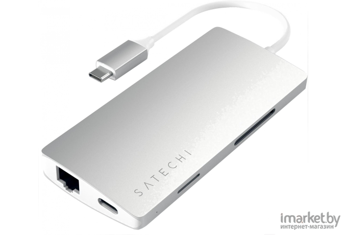 USB-концентратор Satechi Aluminum Multi-Port Adapter V2 (ST-TCMA2S)