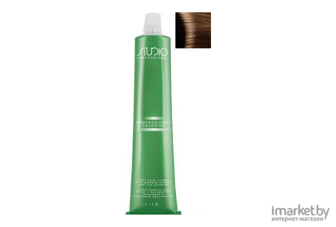 Крем-краска для волос Kapous Studio Professional с женьшенем и рисовыми протеинами 7.03 (теплый блонд)