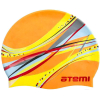 Шапочка для плавания Atemi PSC303 оранжевый/графика