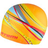 Шапочка для плавания Atemi PSC303 оранжевый/графика