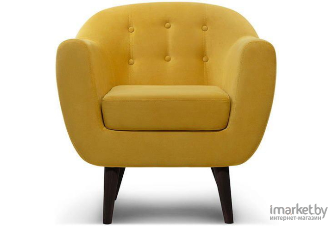 Кресло Роттердам Velvet Yellow
