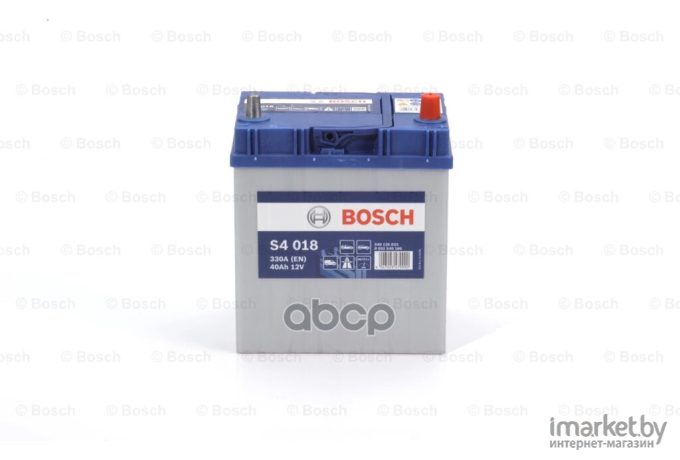 Автомобильный аккумулятор Bosch S4 018 540 126 033 JIS / 0092S40180 (40 А/ч)