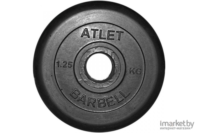 Диск для штанги MB Barbell Atlet d26 мм 1.25 кг