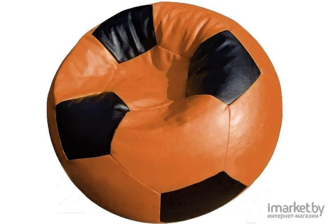 Кресло-мешок Flagman Мяч Стандарт оранжевый/черный [М1.3-2016]