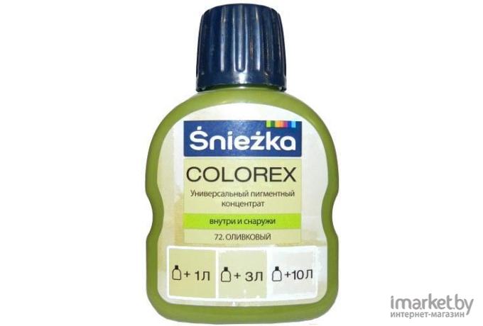 Колеровочный пигмент Sniezka Colorex 72 100мл оливковый