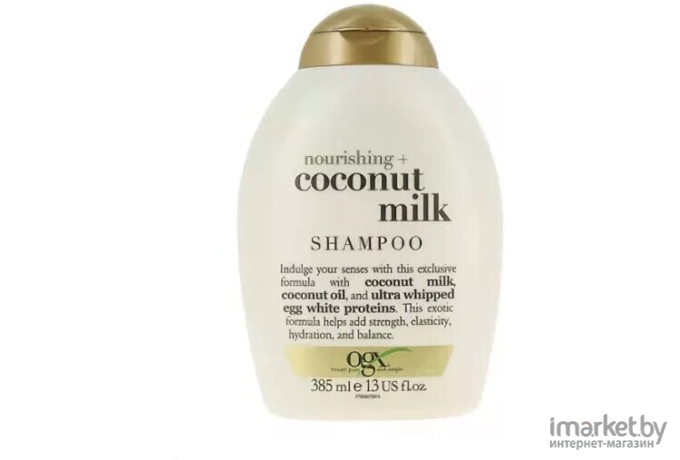 Шампунь для волос OGX Для увлажнения и гладкости волос с маслом гавайского ореха (385мл)