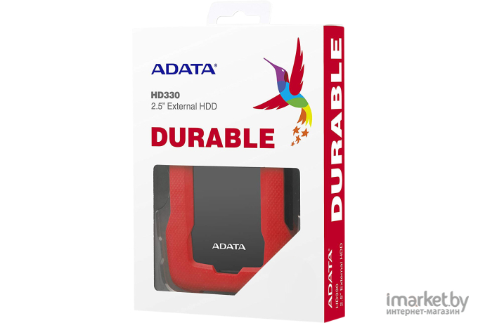 Внешний жесткий диск A-data HD330 Red Box 2TB (AHD330-2TU31-CRD)