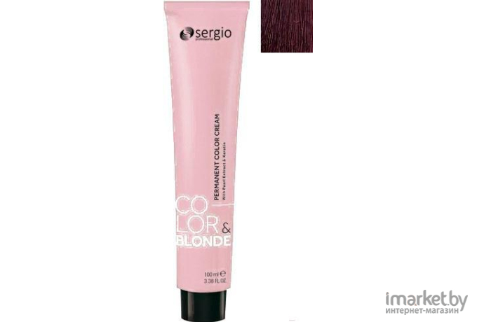 Крем-краска для волос Sergio Professional Color&Blonde 5.66 (св.-коричнев. красный интенсивн.)