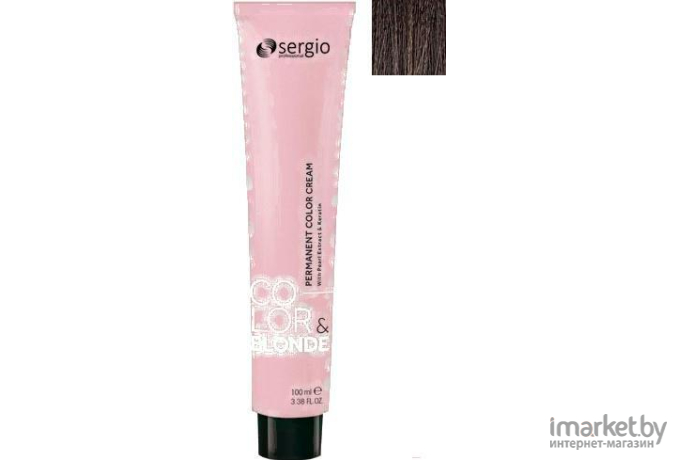 Крем-краска для волос Sergio Professional Color&Blonde 6.1 (темно-русый пепельный)