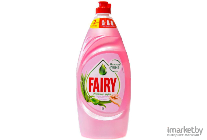 Средство для мытья посуды Fairy Нежные руки. Розовый жасмин и алоэ вера (900мл)