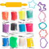 Набор для творчества Genio Kids Тесто-пластилин 12 цветов [TA1068V]