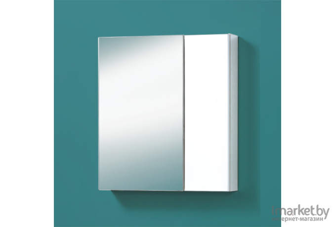 Мебель для ванных комнат Акваль Шкаф с зеркалом Афина 60 (левый) [АФИНА.04.61.00.N]