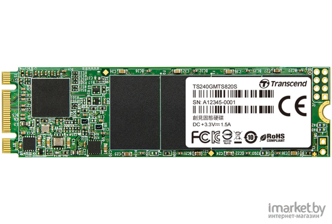 SSD диск Transcend MTS820 M.2 SATAIII 240GB (TS240GMTS820S)