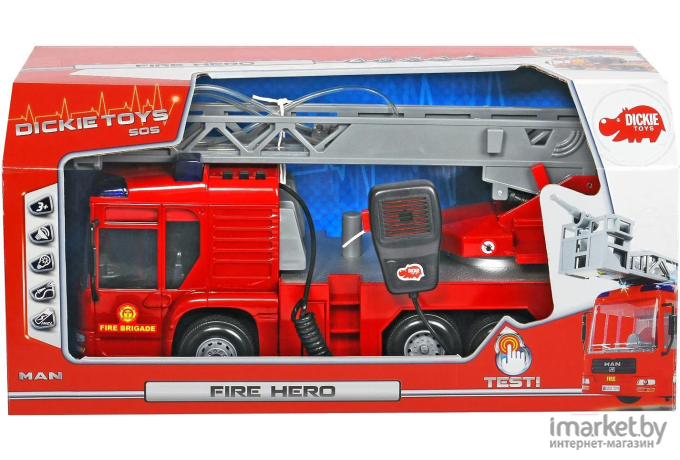Автомобиль игрушечный Dickie Пожарная машина / 203716003