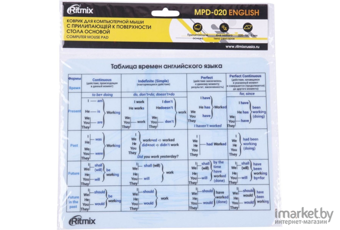 Коврик для мыши Ritmix MPD-020 English
