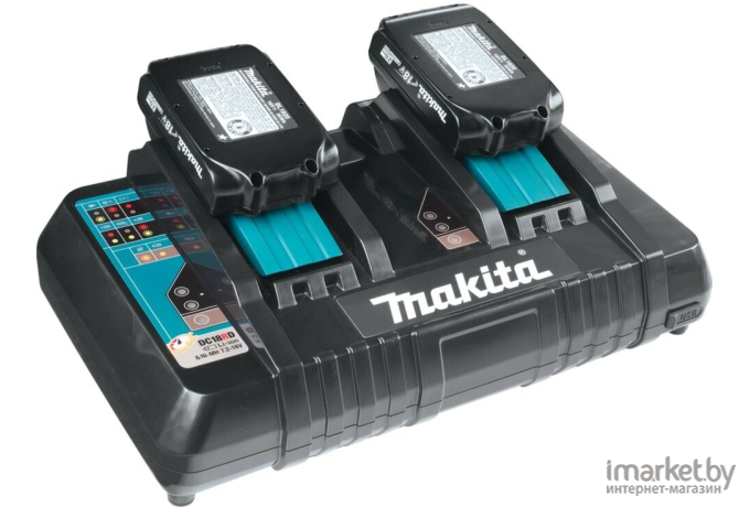 Аккумулятор (зарядное) для инструмента Makita DC18RD 14.4 18В Li-ion 2 порта+USB [196941-7]