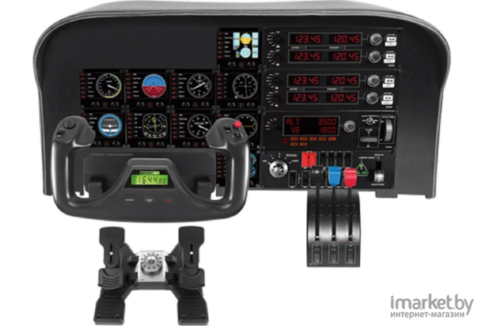 Аксессуары для игровых приставок Logitech Контроллер G Flight Instrument Panel [945-000008]