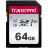 Карта памяти Transcend 64GB SDXC Class 10 UHS-I U3 R95, W45MB/s [TS64GSDC300S]