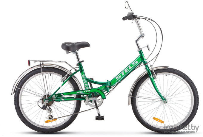Велосипед Stels Pilot-750 24 Z010 рама 16 дюймов зеленый [LU085351,LU081474]