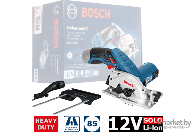 Дисковая пила Bosch GKS 12V-26 Professional 06016A1001 (без АКБ)