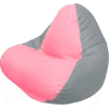 Кресло-мешок Flagman Relax розовый/светло-серый [Г4.1-046]