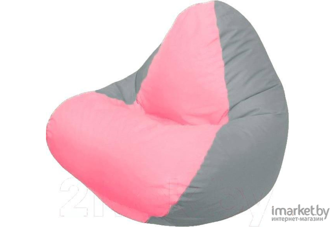 Кресло-мешок Flagman Relax розовый/светло-серый [Г4.1-046]