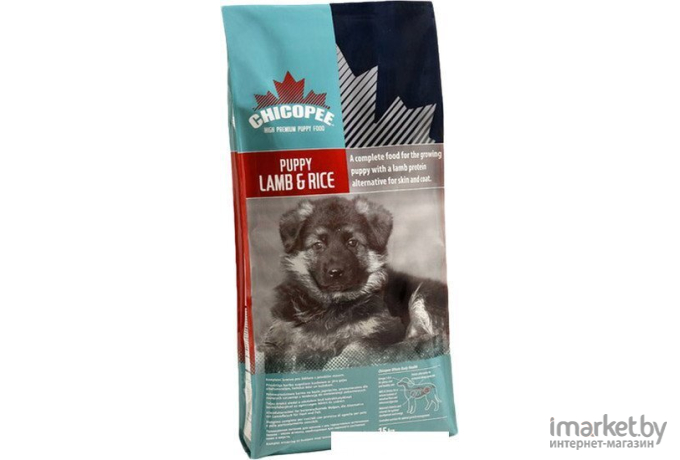 Корм для собак Chicopee Puppy Lamb & Rice 15 кг