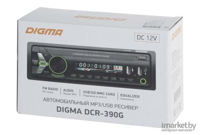 USB-магнитола Digma DCR-390G