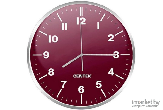 Интерьерные часы CENTEK СТ-7100 красный