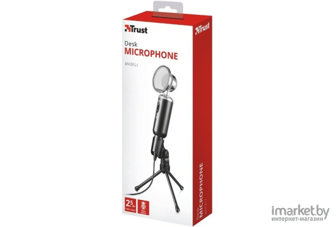 Микрофон Trust Madell Desk Microphone for PC and laptop [21672]