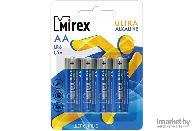 Батарейка Mirex AA LR6 4шт [LR6-S4]