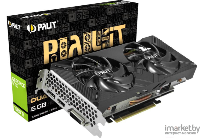 Видеокарта Palit GeForce GTX 1660TI DUAL 6Gb [NE6166T018J9-1160A]
