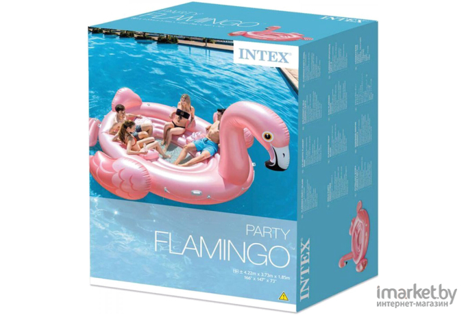 Надувной плот Intex Большой Фламинго 57267