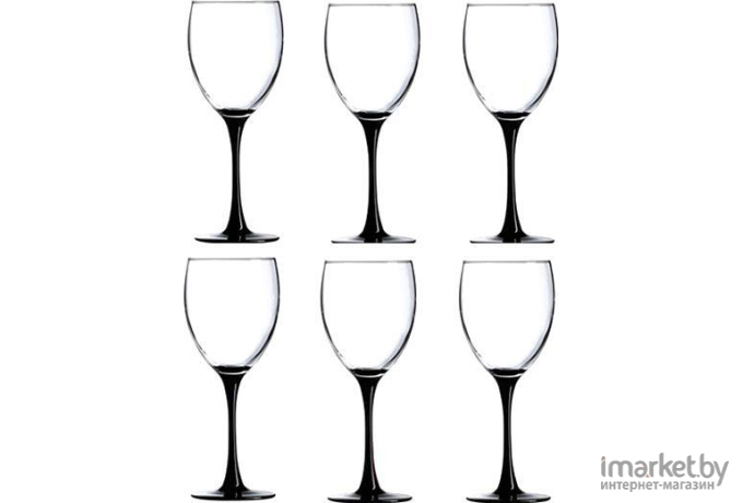 Набор бокалов для вина Luminarc Домино 6шт 250мл [H8169]