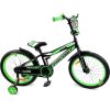 Велосипед детский Favorit Biker 20 2018 черный/зеленый [BIK-20GN]