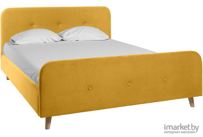 Кровать Woodcraft Плиди 180 Velvet Yellow