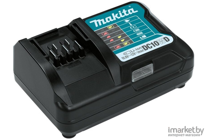 Аккумулятор Makita Комплект 12.0 В BL1016 2 шт. + зарядное устройство DC10WD в кейсе (Набор BL1016 12.0V 1,5 Ah 2 шт. + DC10WD) [197644-6]