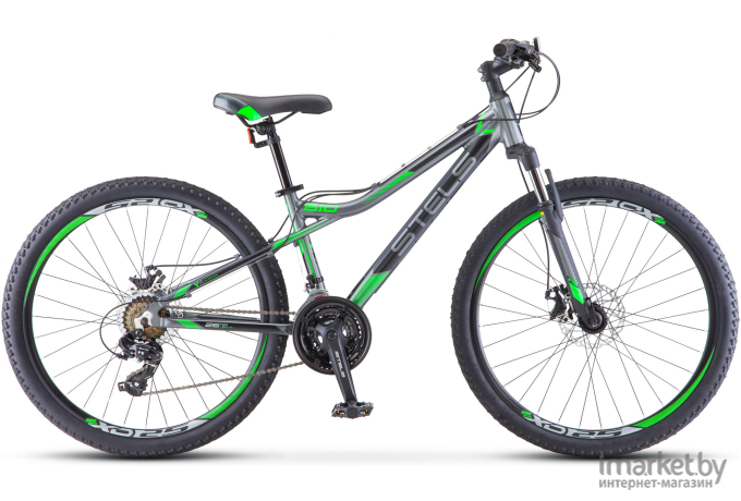 Велосипед Stels Navigator 610 MD 26 V040 рама 14 дюймов зеленый [LU088701,LU074276]