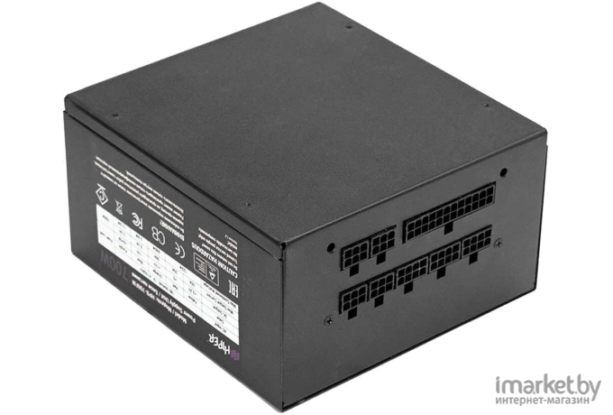 Блок питания Hiper HPB-700FM (ATX 2.31, 700W, Active PFC, 80Plus BRONZE, 140mm fan, Full-modular, черный) BOX OK