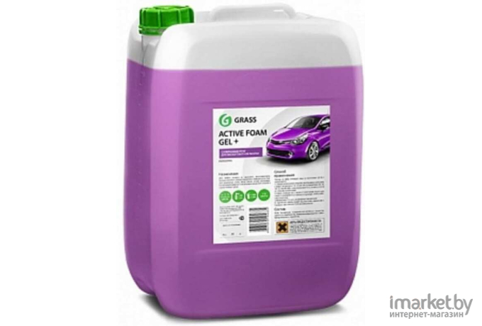 Очиститель для автомобиля Grass Active Foam Gel+ (24 кг) [800028]