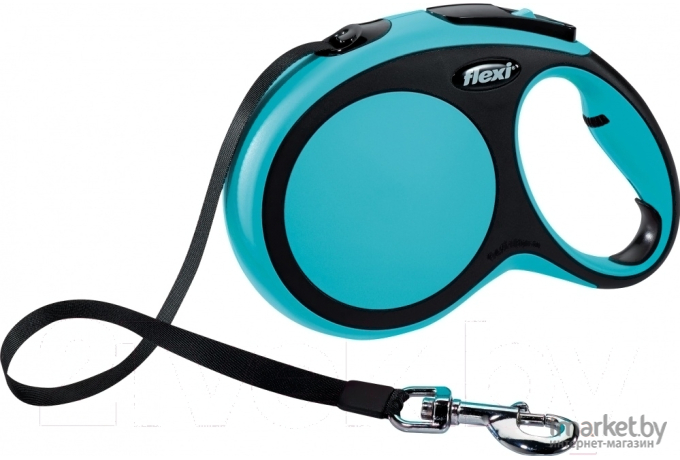 Поводок-рулетка Flexi New Comfort S 5m ремень синий