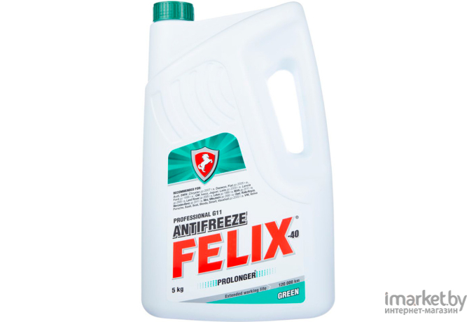 Антифриз Felix Prolonger G11 до -40°С 5кг зеленый [430206031]