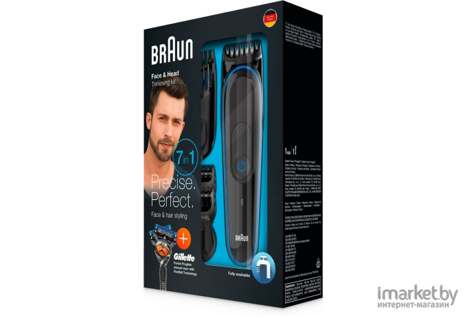 Машинка для стрижки волос Braun MGK3045+FUS 5514 [4210201187967]