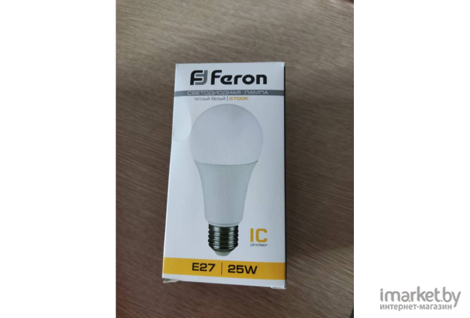 Лампочка Feron 25W 230V E27 2700K LB-100 [25790]
